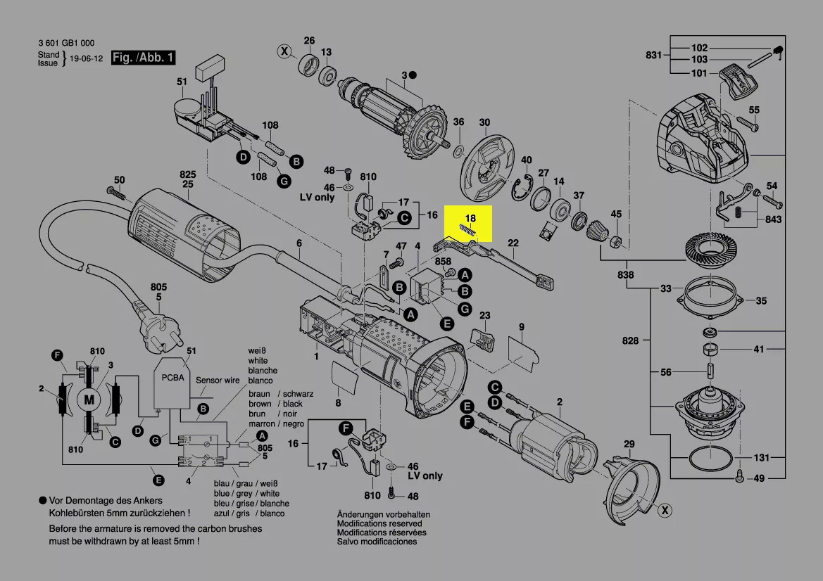 Ressort réf. 1 619 P11 487 Bosch